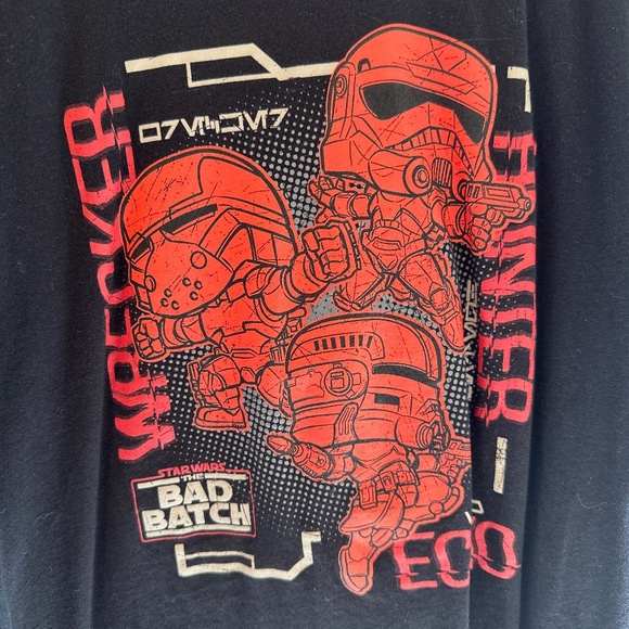 POP! Tees The Bad Batch Star Wars Storm Troopers XL Tee LIKE NEW - Picture 2 of 3